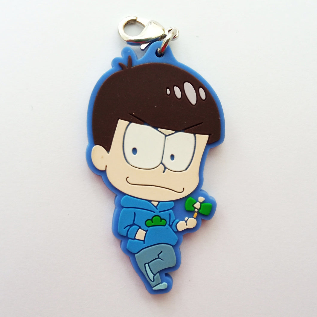 Osomatsu-san - Matsuno Karamatsu - Ichiban Kuji - Ichiban Kuji Osomatsu-san ~Bokura to Issho ni de Kakeyou~ - Rubber Mascot - Rubber Strap - Strap (Banpresto)