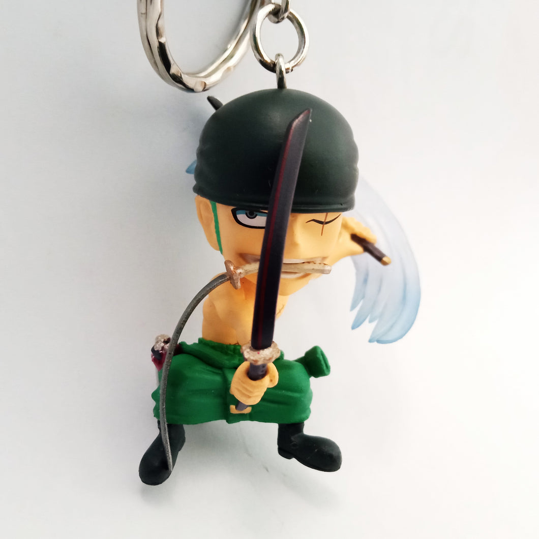 One Piece Zoro Keychain Mascot Key Holder Strap Banpresto