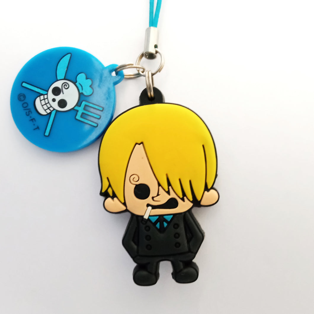 Rubber Strap One Piece Sanji Keychain