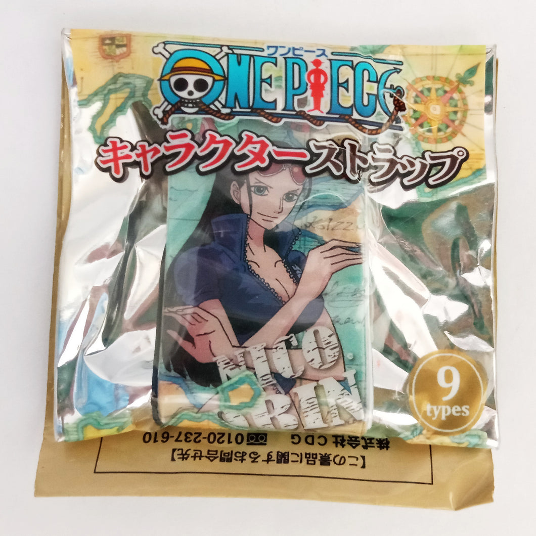 One Piece NICO ROBIN Keychain Key Holder Mobile Cleaner Strap Asahi