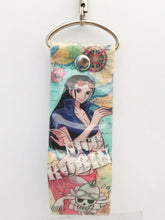 Load image into Gallery viewer, One Piece NICO ROBIN Keychain Key Holder Mobile Cleaner Strap Asahi
