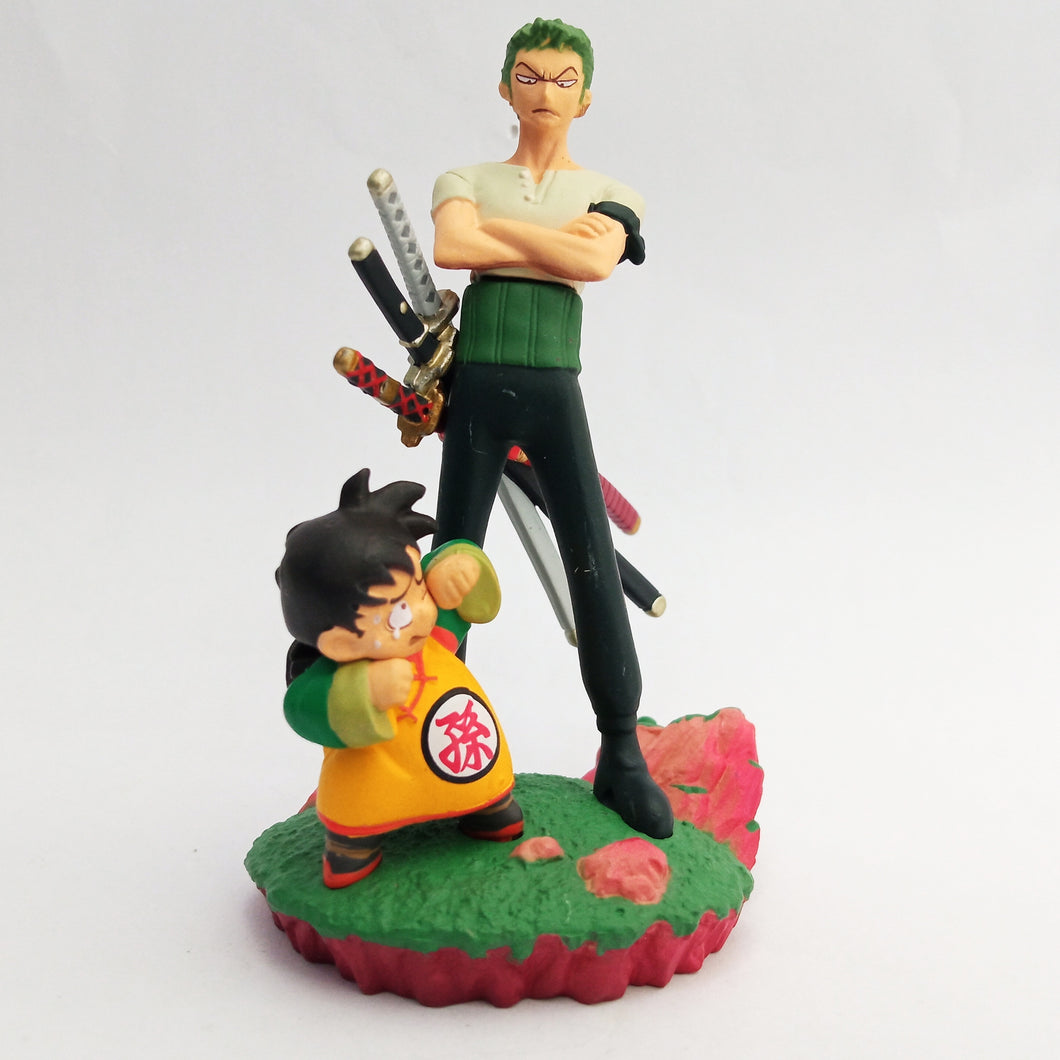 Dragon Ball Z - One Piece - Roronoa Zoro - Son Gohan - DBZxOP Capsule Neo Weekly Shonen Jump 40th Anniversary (MegaHouse)