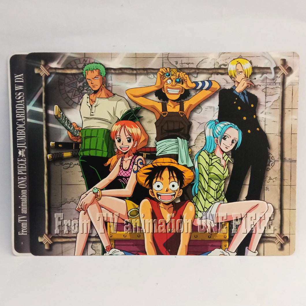 One Piece Jumbocarddass W DX Straw Hat Pirates DX.8 Sticker Set