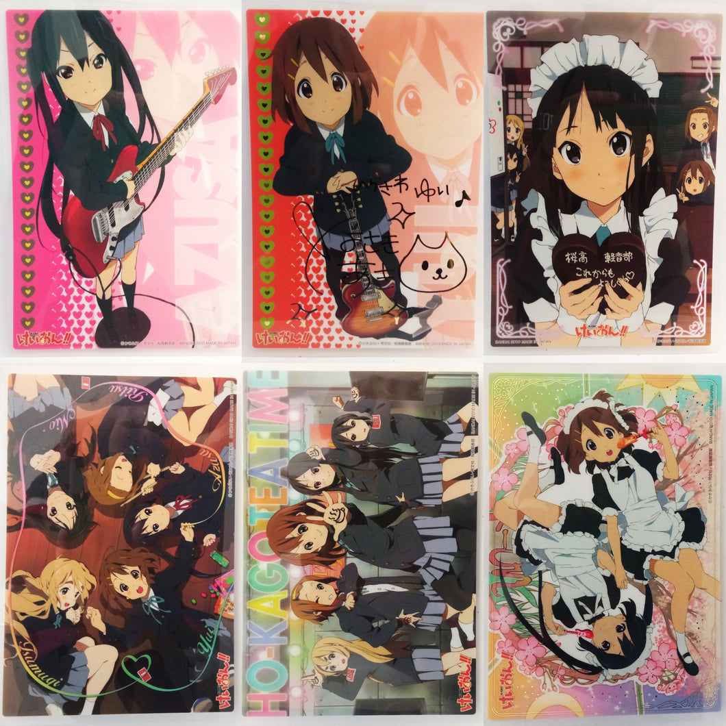 K-On! - Clear Plate Collection - Jumbo Card (Bandai)