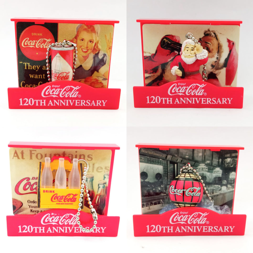 Coca-Cola 120th Anniversary Figure Keychain Collection