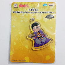 Load image into Gallery viewer, Osomatsu-san - ESP Nyanko - Matsuno Ichimatsu - Acrylic Plate Keychain - ~Hanafuda~ (Banpresto)
