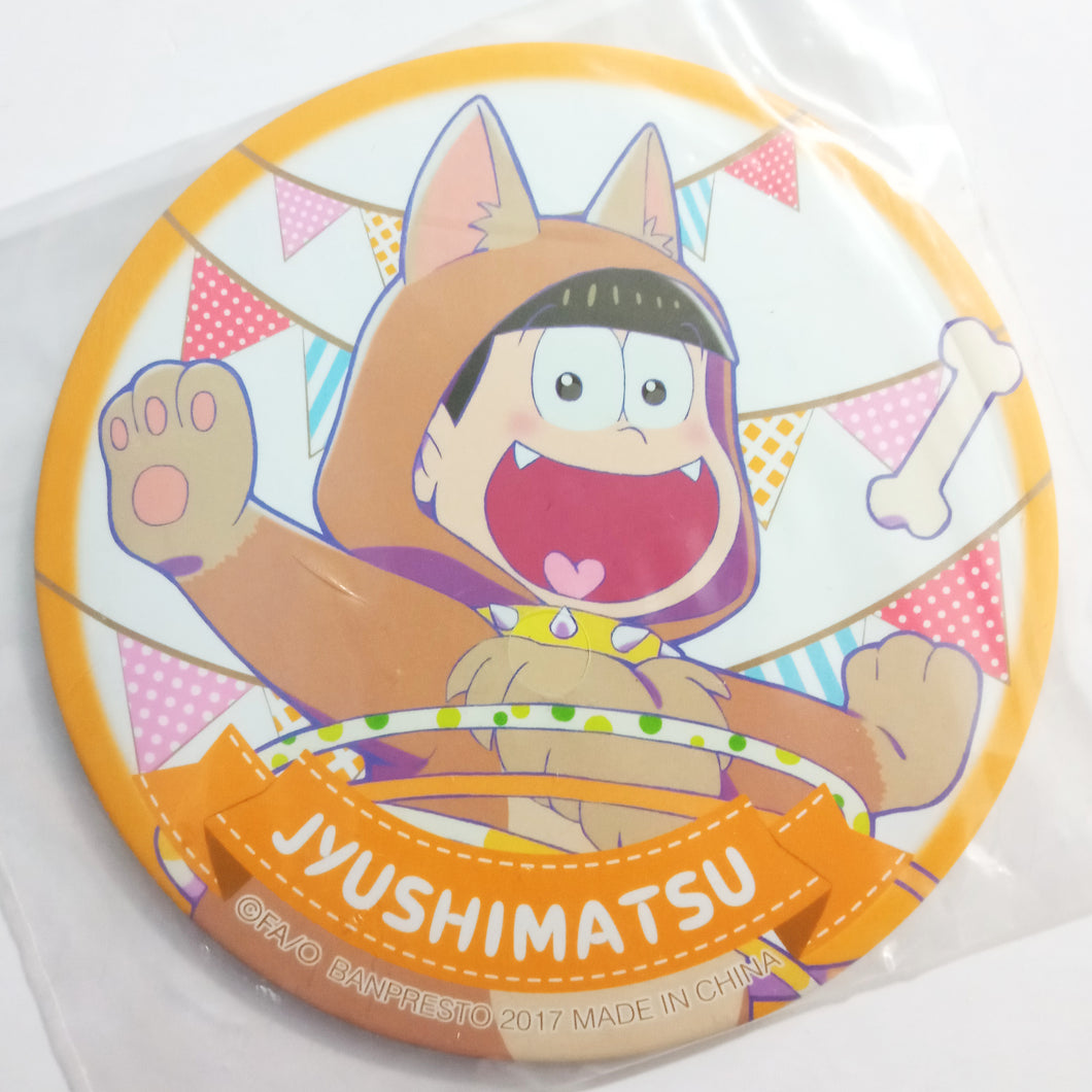 Osomatsu-san - Matsuno Jyushimatsu - Big Can Badge - Ichiban Kuji ~Kemomatsu-san☆Parade!~ (I) (Banpresto)