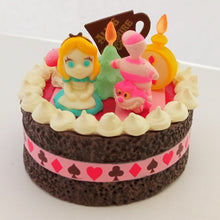 Load image into Gallery viewer, Alice in Wonderland - Alice&#39;s Birthday Tea Party - Disney Character Happy Birthday Cake - Miniature (RE-MENT) 
