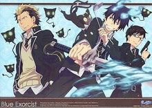 Cargar imagen en el visor de la galería, Blue Exorcist / Ao No Exorcist - Rin, Yukio &amp; Katsuro - Mini Clear Poster A - Cuchiwaii
