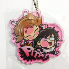 Load image into Gallery viewer, Boku no Hero Academia - Iida Tenya - Uraraka Ochaco - Acrylic Keychain - Keyholder - Pita! Deforme - Gekitotsu - Cuchiwaii
