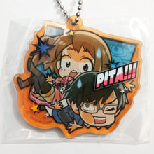 Load image into Gallery viewer, Boku no Hero Academia - Iida Tenya - Uraraka Ochaco - Acrylic Keychain - Shifuku Keyholder - Pita! Deforme - Cuchiwaii
