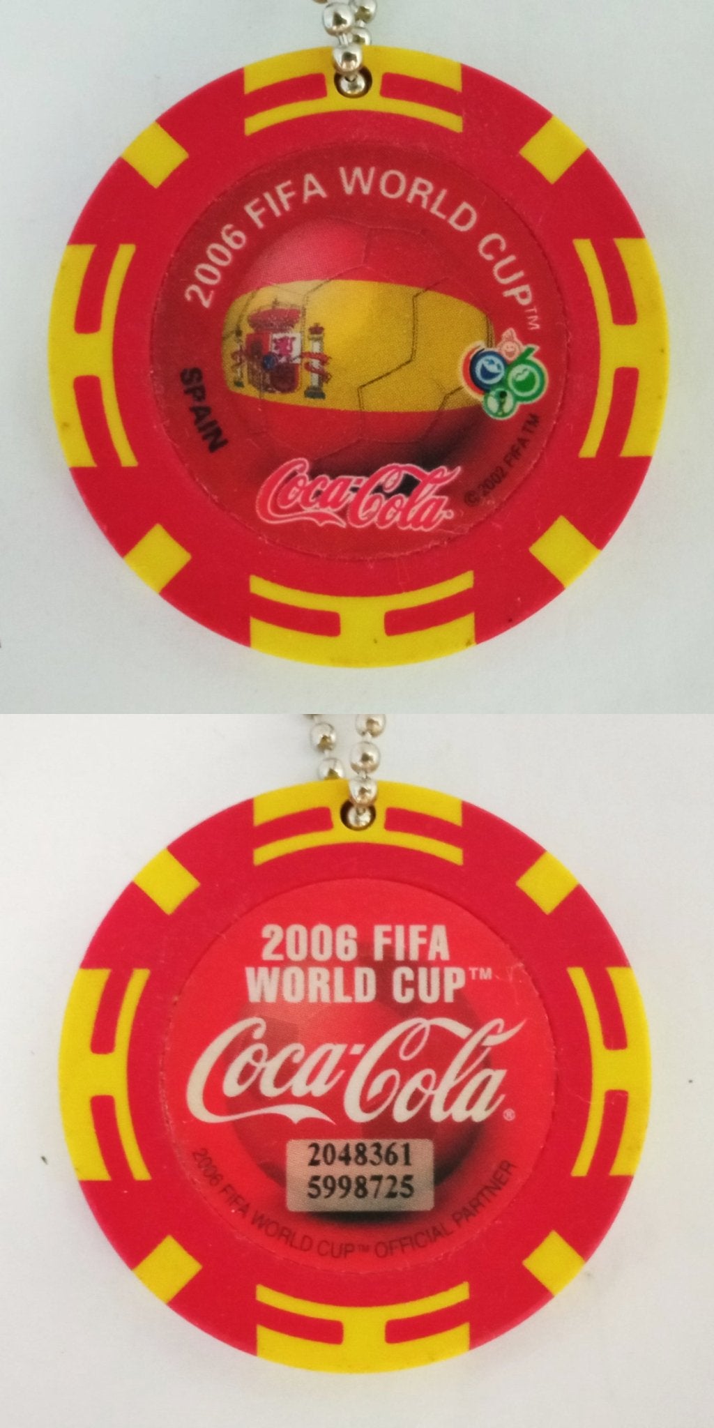Coca-Cola 2006 Fifa World Cup Medal Keychain – Cuchiwaii