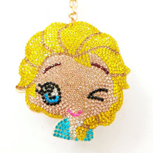Load image into Gallery viewer, Disney - Rapunzel - Glitter Rhinestone Mascot Keychain - Cuchiwaii
