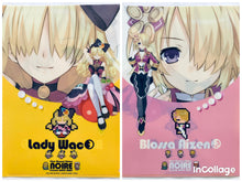 Load image into Gallery viewer, Hyperdevotion Noire: Goddess Black Heart Limited Edition - A4 Visual Clear File Set (9 pieces) - Famitsu DX Pack - Cuchiwaii
