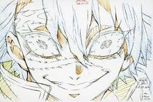 Load image into Gallery viewer, Kimetsu no Yaiba - Shinazugawa Sanemi - Miya Fushikawa Exhibition Original Picture Postcard - Character Emaki Cafe in ufotable cafe (Set of 10)
