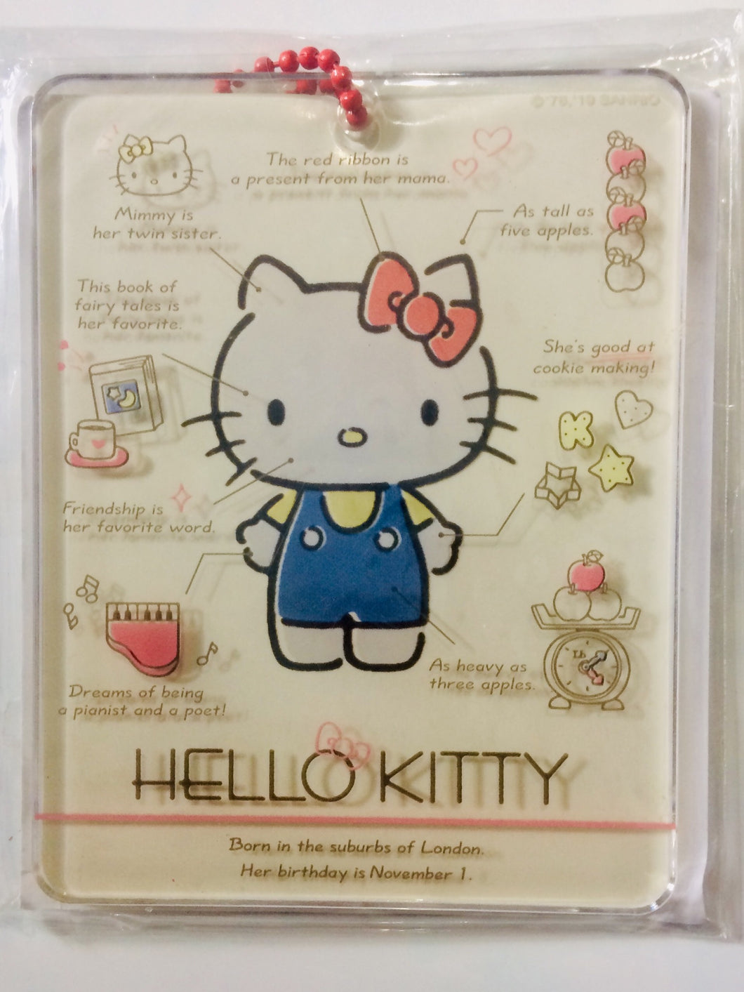 Hello Kitty - Acrylic Bag Charm