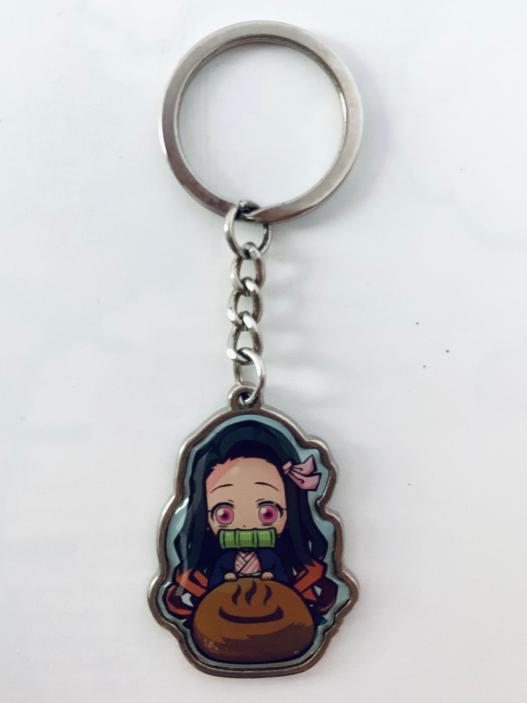 Kimetsu no Yaiba - Kamado Nezuko - Gotouchi Metal Keychain - Onsenchi Limited Onsen ver.