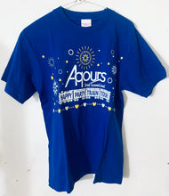 Load image into Gallery viewer, Love Live! Sunshine!! Aqours - SAITAMA T-shirt Blue - Aqours 2nd LoveLive! HAPPY PARTY TRAIN TOUR - S size
