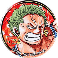 Load image into Gallery viewer, One Piece - Roronoa Zoro - WJ 50th Anniversary Commemoration Badge Collection
