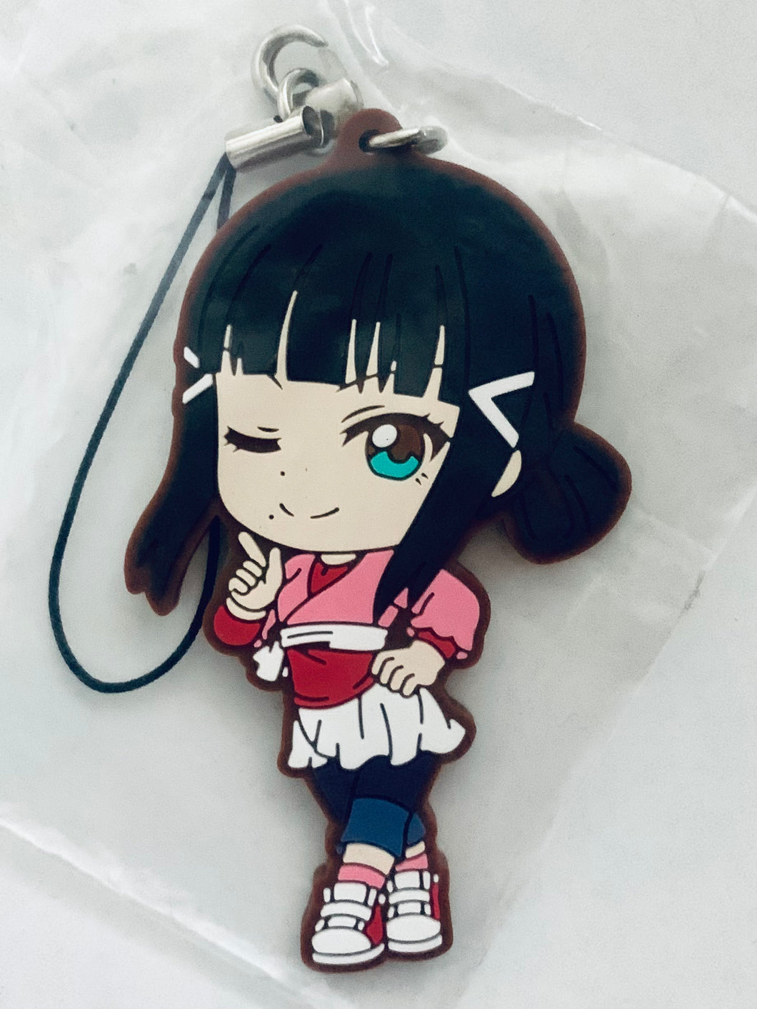 Love Live! Sunshine!! - Kurosawa Dia - Ichiban Kuji -6th- - Kyun-Chara Illustrations - Rubber Strap - Training Outfit ver.