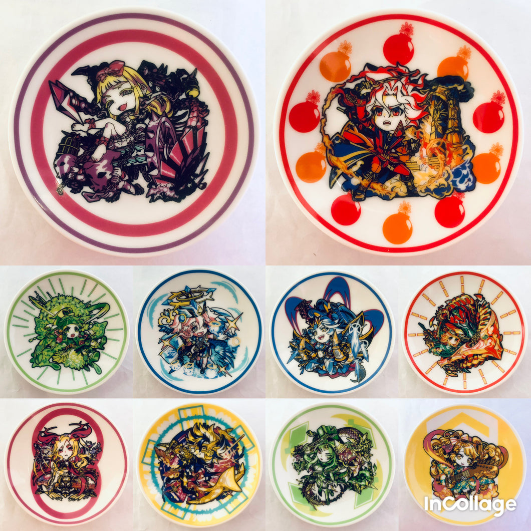 Ichiban Kuji Monster Strike vol.4 (G Prize) - Dishes Set of 10