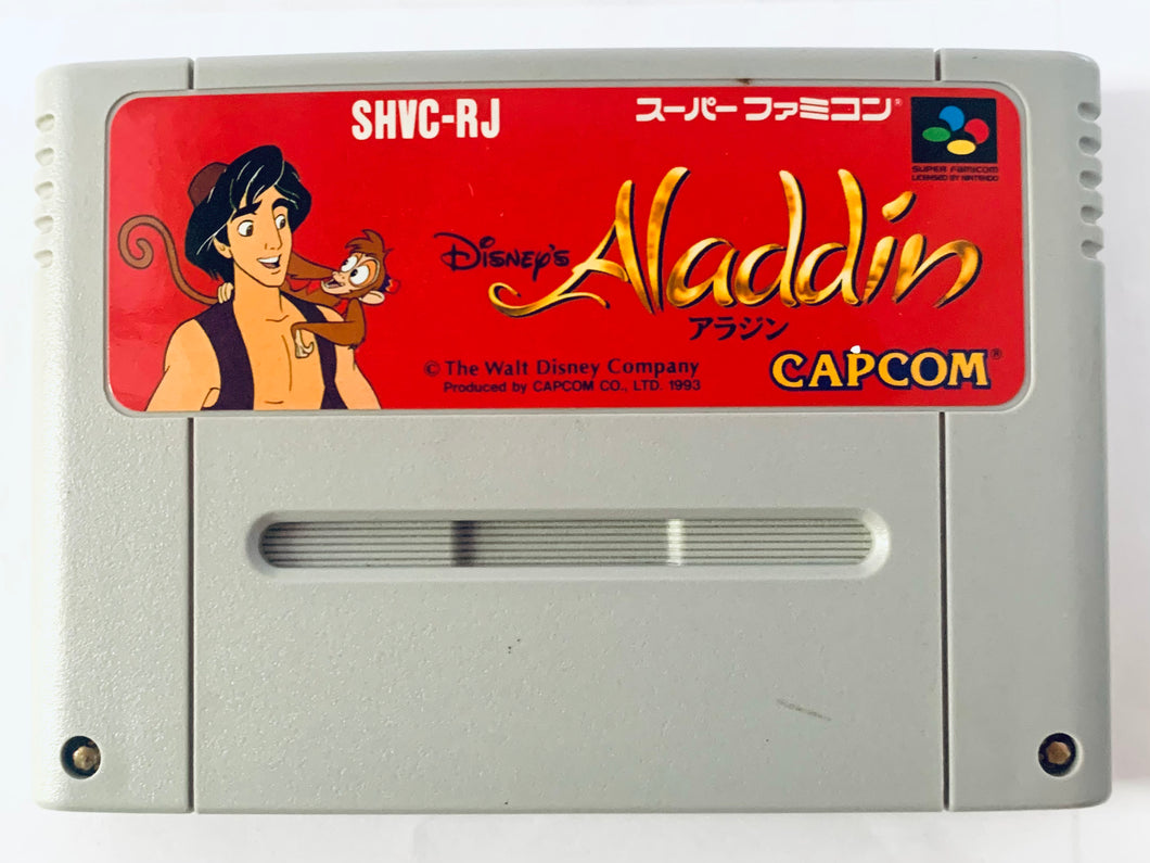 Aladdin - Super Famicom - SFC - Nintendo - Japan Ver. - NTSC-JP - Cart (SHVC-RJ)