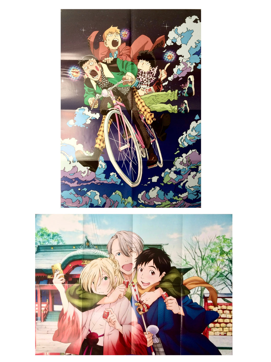 Yuri!!! on ICE / Mob Psycho 10 - Double-sided B2 Poster - Spoon.2Di  Appendix