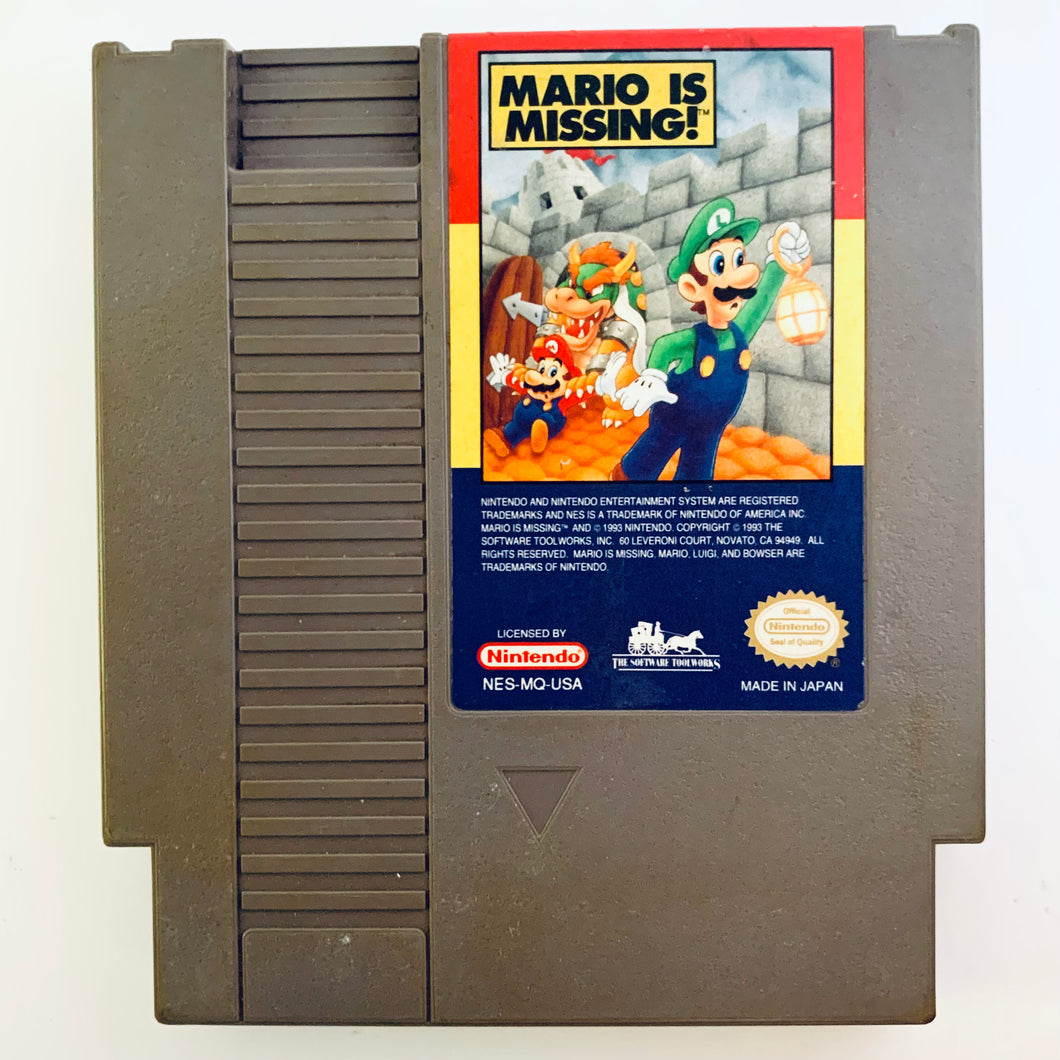 Mario is Missing - Nintendo Entertainment System - NES - NTSC-US - Cart