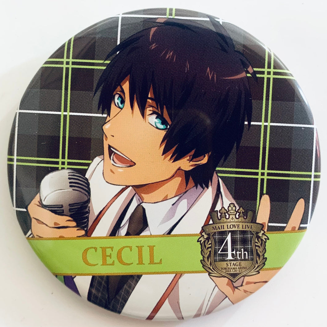 Uta no☆Prince-sama♪ - Aijima Cecil - Can Badge - Maji LoveLive 4th Stage