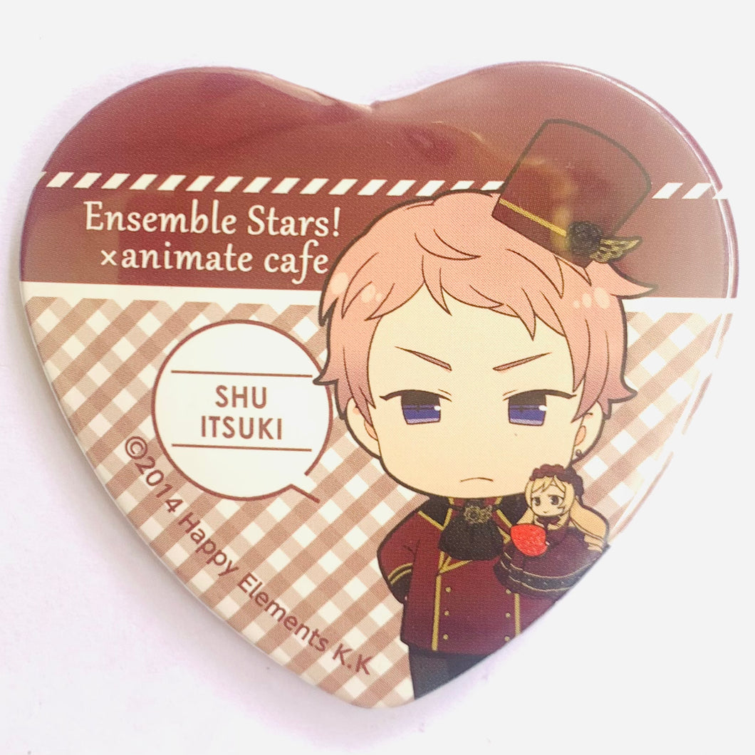 Ensemble Stars! x Animate Cafe - Itsuki Shuu - Trading Heart Gata Can Badge Yumeno Saki Cook ver. B Group