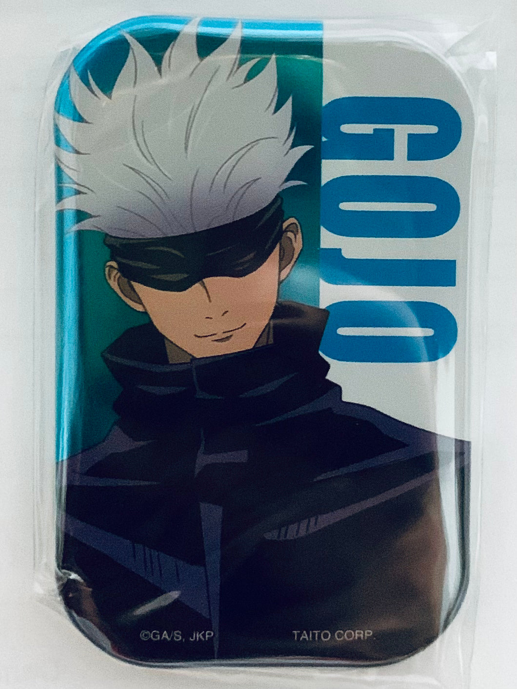 Jujutsu Kaisen - Gojou Satoru - Square Metallic Can Badge