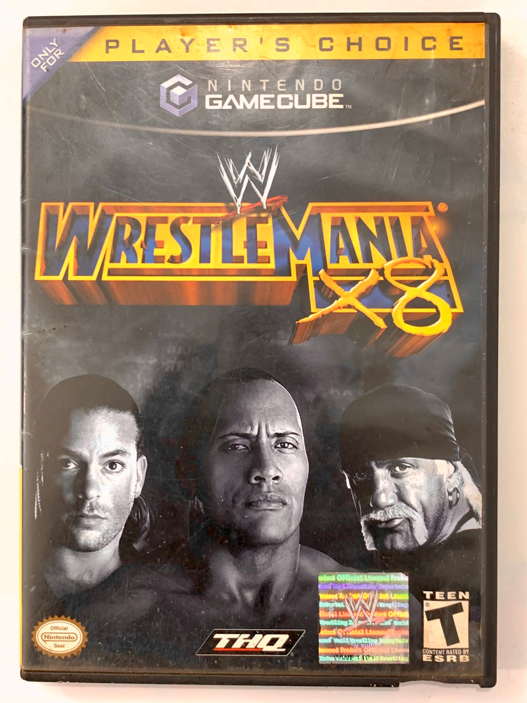 WWE Wrestlemania X8 (Player’s Choice) - Nintendo Gamecube - - NTSC - Case