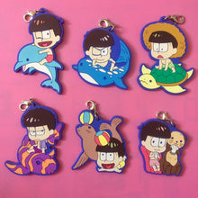 Load image into Gallery viewer, Ichiban Kuji Osomatsu-san ~Natsu da! Umi da! Bakansu dajo!~ - Rubber Strap Mascot - G Prize - Set of 6
