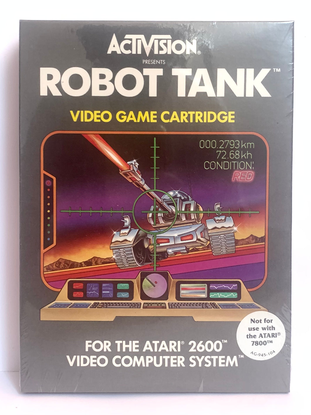 Robot Tank - Atari VCS 2600 - NTSC - Brand New