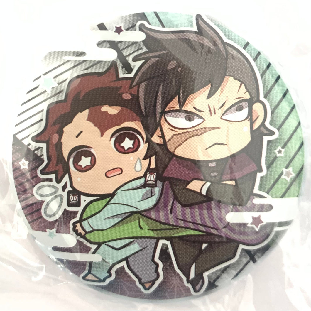 Kimetsu no Yaiba - Kamado Tanjirou - Shinazugawa Genya - Chara Banchoukou Can Badge Third Form