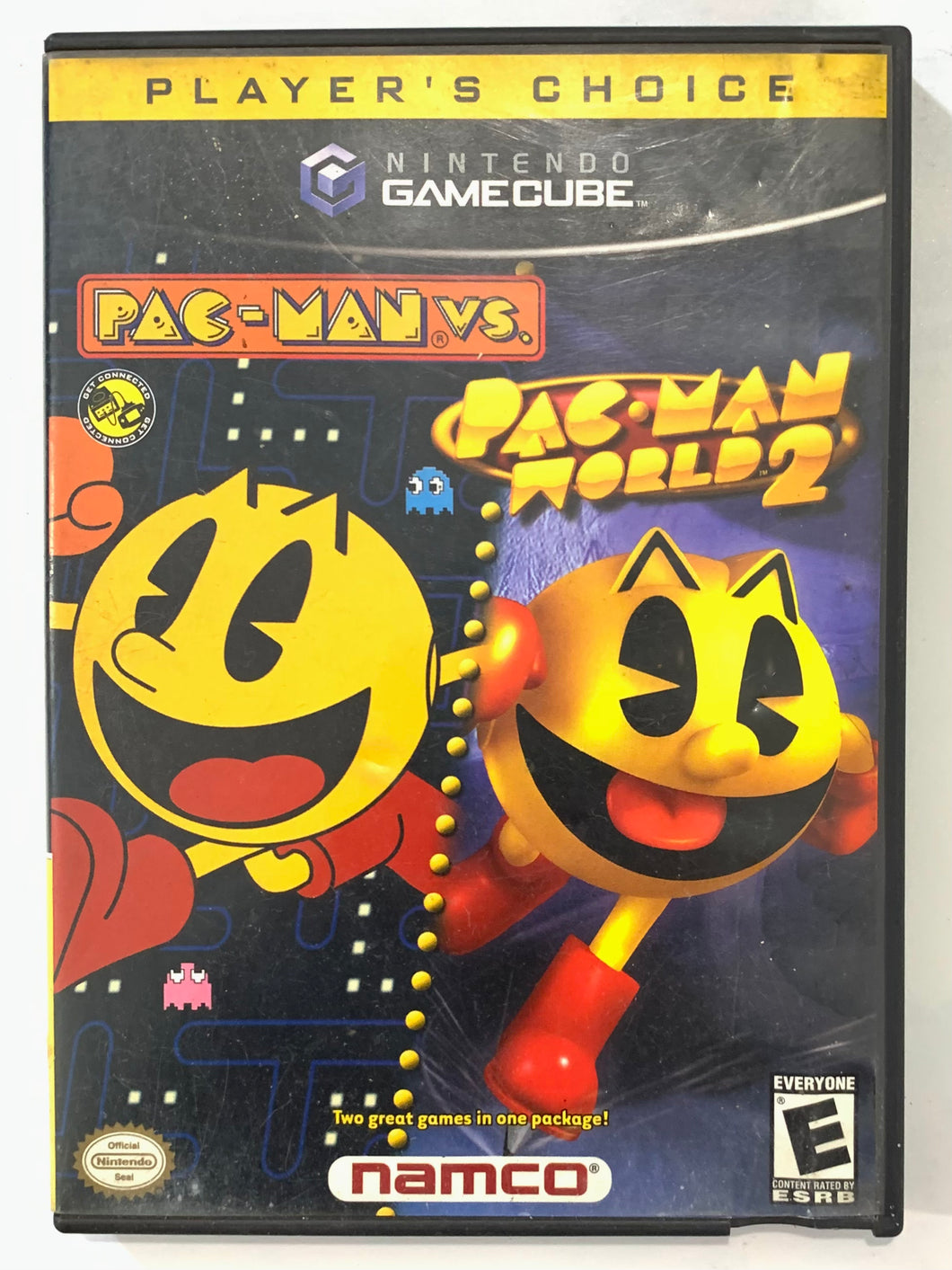 Pac-Man Vs & Pac-Man World 2 (Player’s Choice) - Nintendo Gamecube - NTSC - Case & Manual