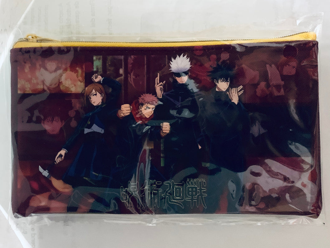 Jujutsu Kaisen - Satoru, Yuuji, Megumi & Nobara - Round Battle Flat Pouch