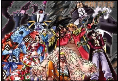 ONE PIECE - Shichibukai Pattern - Door Painting Collection Noren - Tapestry