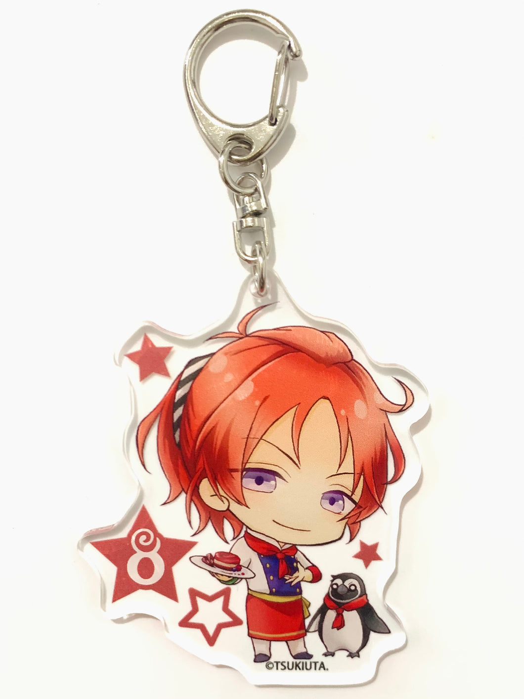 Tsukiuta. × Animate Cafe - Hazuki You - Acrylic Keychain (Animate)