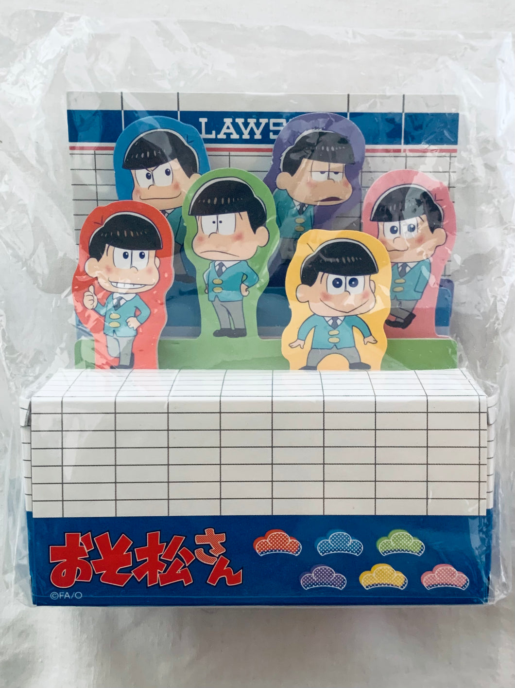 Osomatsu-san x Lawson 6-child die-cut memo