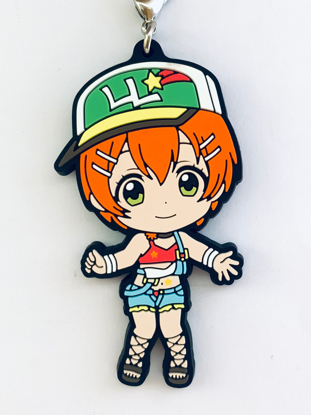 Love Live! School Idol Project - Hoshizora Rin - Ichiban Kuji 3rd Stage - Kyun-Chara Illustrations - Rubber Strap - Natsuiro Egao de 1,2,Jump!