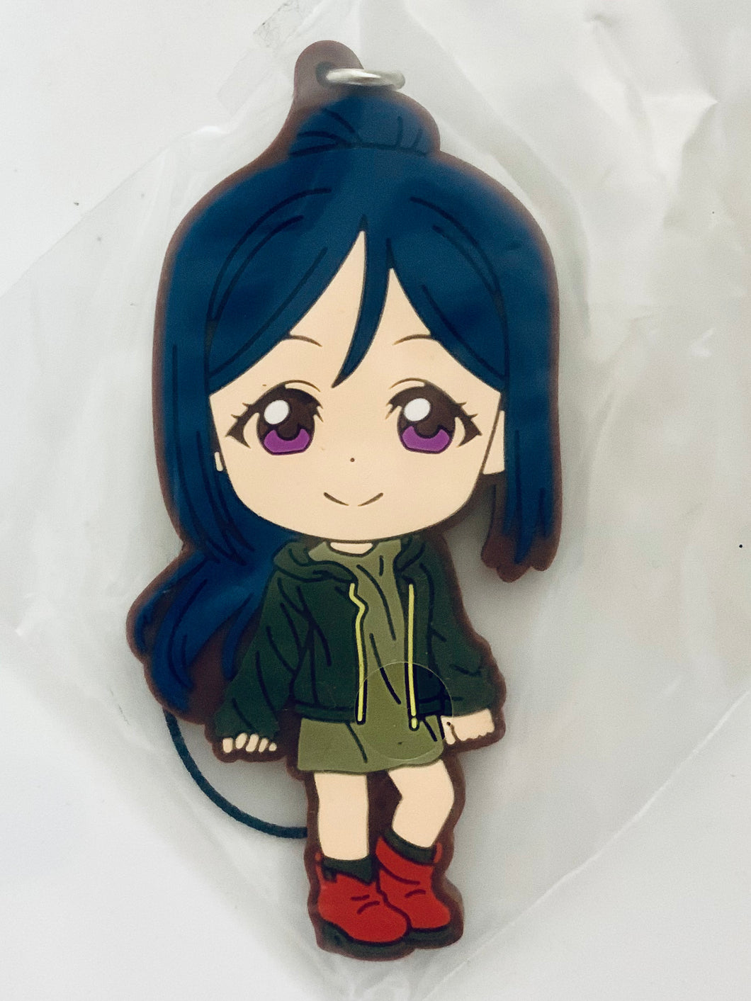 Love Live! Sunshine!! - Matsuura Kanan - Ichiban Kuji -4th- - Kyun-Chara Illustrations - Rubber Strap - Shifuku Ver.