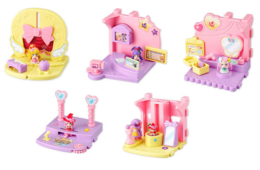 Mahou Tsukai Precure! Happy Theme Park - Bandai Shokugan - Toy (Set of 3)