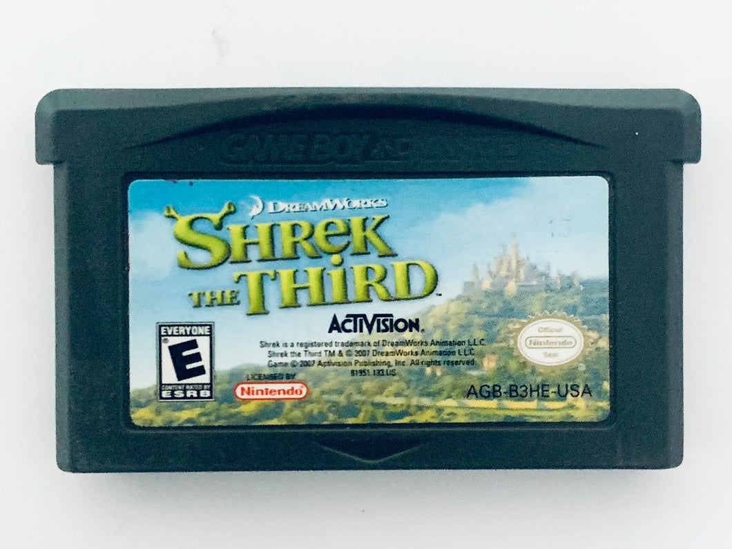 Shrek The Third - GameBoy Advance - SP - Micro - Player - Nintendo DS - Cartridge (AGB-B3HE-USA)