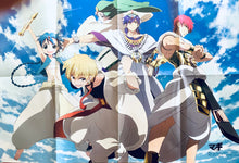 Load image into Gallery viewer, Magi - The Labyrinth of Magic / Blue Exorcist The Movie - B2 Double-sided Special Poster (Yatsuori) - Animedia October 2012 Separate Vol. 2 Appendix
