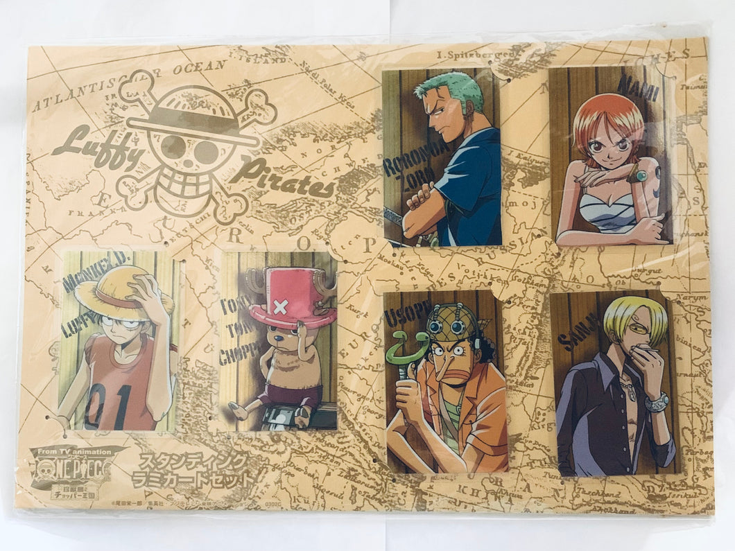 One Piece: Chopper's Kingdom in the Strange Animal Island - Straw Hat Crew - Standing Lami Card Set (6 pieces)