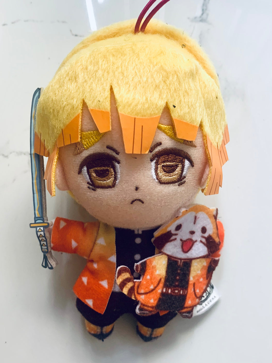 Kimetsu no Yaiba x Rascal - Agatsuma Zenitsu - Rascal - Plush Mascot