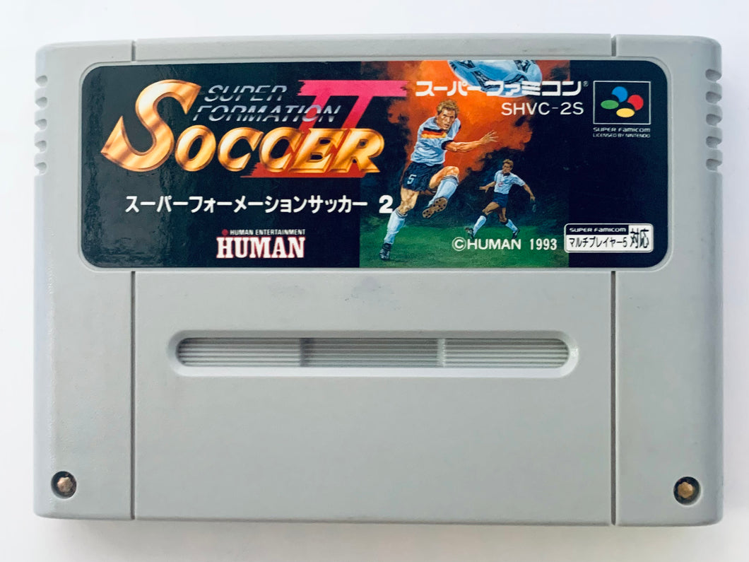 Super Formation Soccer II - Super Famicom - SFC - Nintendo - Japan Ver. - NTSC-JP - Cart (SHVC-2S)