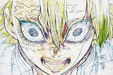 Load image into Gallery viewer, Kimetsu no Yaiba - Shinazugawa Sanemi - Miya Fushikawa Exhibition Original Picture Postcard - Character Emaki Cafe in ufotable cafe (Set of 10)
