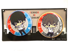 Load image into Gallery viewer, Zankyou no Terror - Nine - Twelve - Comiket Can Badge Set
